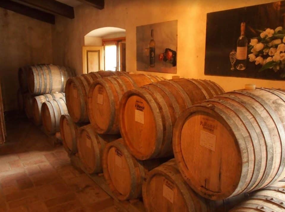 Castello di Verrazzano wijnvaten
