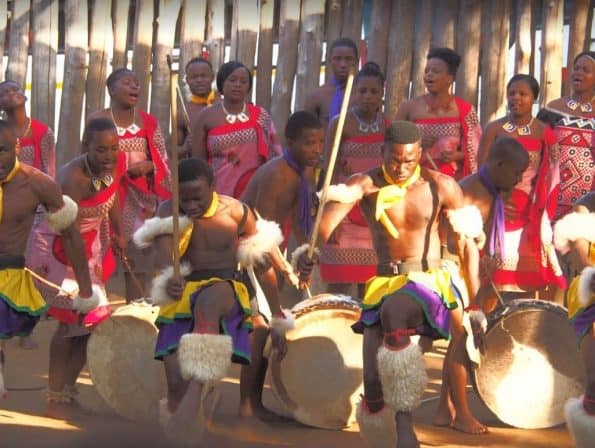 Mantenga Swaziland traditionele dans