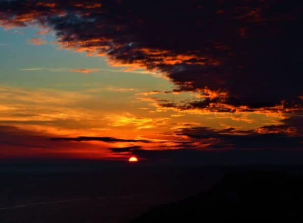 Mount Srd zonsondergang Dubrovnik