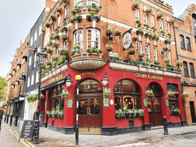 Crown and Anchor Hotspots in Londen