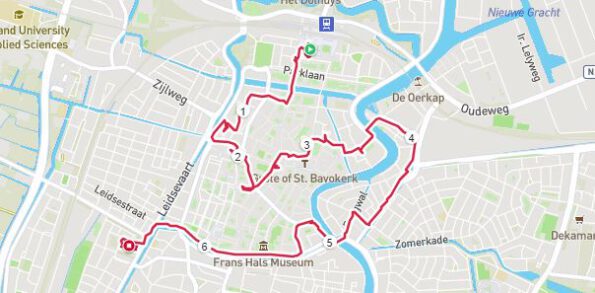 Route stadswandeling