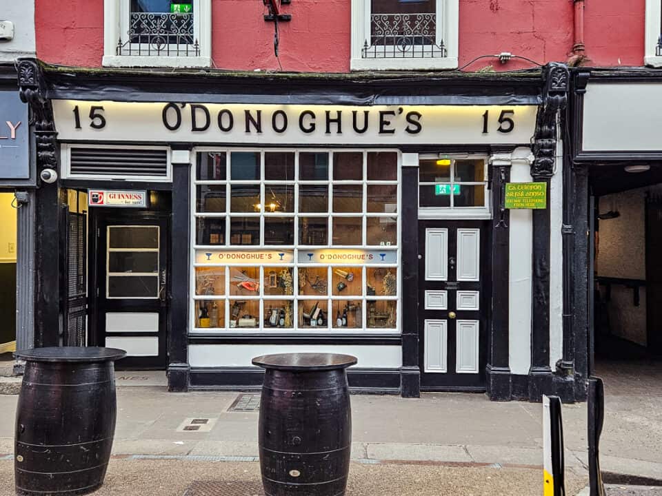 O'Donoghues Leuke adresjes in Dublin